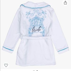 1/2X Cinderella robe fluffy Disneyland bride wedding bachelorette gift